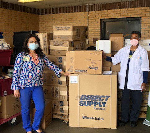 PHOTO: NGMC Barrow donates supplies to school nursing clinics